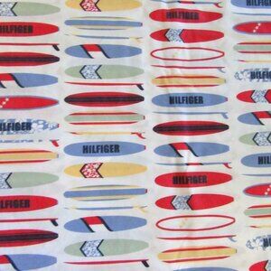 TOMMY HILFIGER "Surf's Up" Surfboards Beach Pillow Case Size Standard